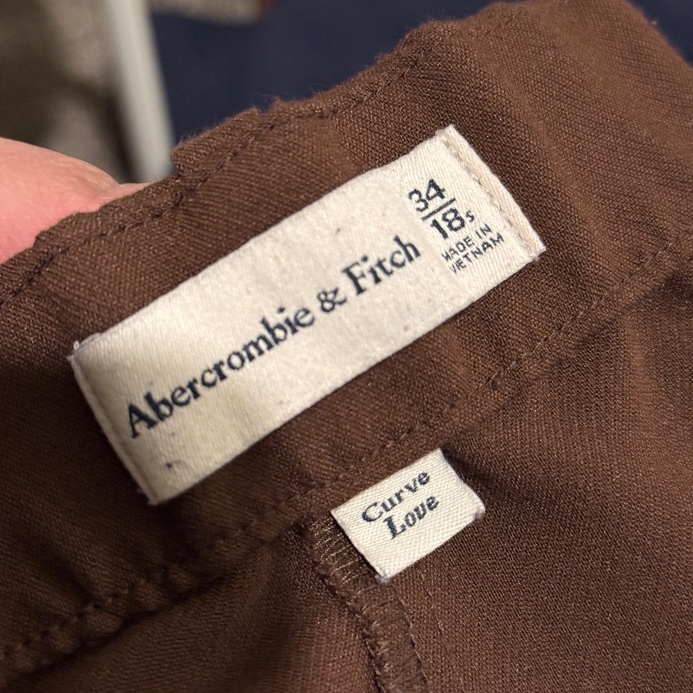 Curve Love A&F Sloane Tailored Pant